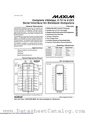 MAX562EWI+ datasheet pdf MAXIM - Dallas Semiconductor