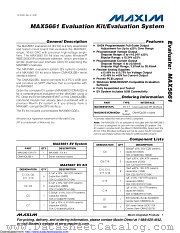 MAX5661EVCMAXQU+ datasheet pdf MAXIM - Dallas Semiconductor