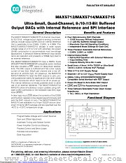 MAX5715EVKIT# datasheet pdf MAXIM - Dallas Semiconductor