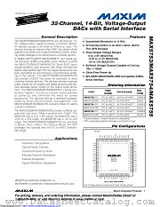 MAX5754 datasheet pdf MAXIM - Dallas Semiconductor