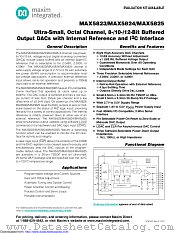 MAX5824AUP+T datasheet pdf MAXIM - Dallas Semiconductor