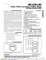 MAX5841MEUB+T datasheet pdf MAXIM - Dallas Semiconductor