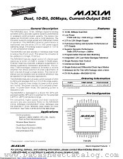 MAX5853ETL+TGH7 datasheet pdf MAXIM - Dallas Semiconductor