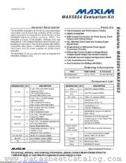 MAX5854EVKIT datasheet pdf MAXIM - Dallas Semiconductor