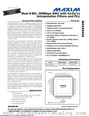 MAX5856AECM+D datasheet pdf MAXIM - Dallas Semiconductor