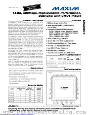 MAX5874EGK+TD datasheet pdf MAXIM - Dallas Semiconductor