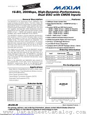 MAX5875EGK+ datasheet pdf MAXIM - Dallas Semiconductor