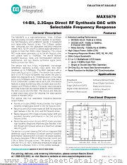 MAX5879 datasheet pdf MAXIM - Dallas Semiconductor