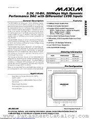 MAX5888AEGK-D datasheet pdf MAXIM - Dallas Semiconductor