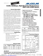 MAX5889EGK+D datasheet pdf MAXIM - Dallas Semiconductor