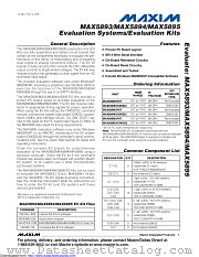 MAX5893EVKIT datasheet pdf MAXIM - Dallas Semiconductor