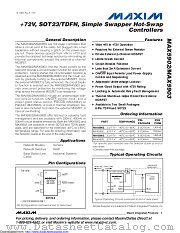 MAX5902LAEUT datasheet pdf MAXIM - Dallas Semiconductor