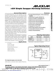 MAX5917AESE+ datasheet pdf MAXIM - Dallas Semiconductor