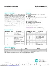MAX5911EVKIT datasheet pdf MAXIM - Dallas Semiconductor