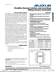MAX5943CEEE+ datasheet pdf MAXIM - Dallas Semiconductor