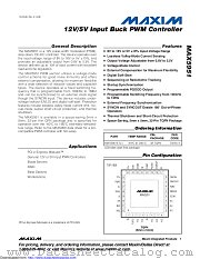 MAX5951 datasheet pdf MAXIM - Dallas Semiconductor