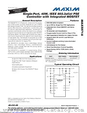 MAX5971AETI+ datasheet pdf MAXIM - Dallas Semiconductor