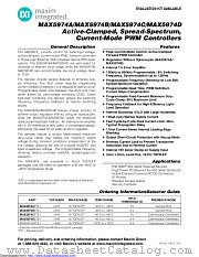 MAX5974B datasheet pdf MAXIM - Dallas Semiconductor