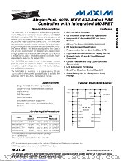 MAX5984BETI+T datasheet pdf MAXIM - Dallas Semiconductor