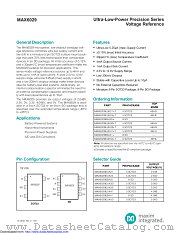MAX6029ESA25 datasheet pdf MAXIM - Dallas Semiconductor