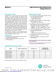 MAX6072BAUB50+ datasheet pdf MAXIM - Dallas Semiconductor