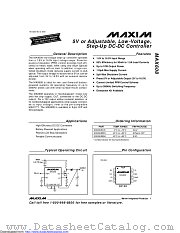 MAX608ESA-T datasheet pdf MAXIM - Dallas Semiconductor