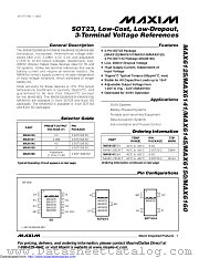 MAX6141EUR+T datasheet pdf MAXIM - Dallas Semiconductor