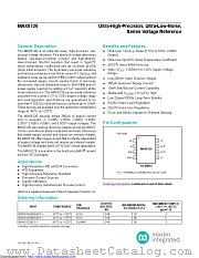 MAX6126AASA25/GH9 datasheet pdf MAXIM - Dallas Semiconductor