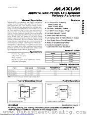MAX6133A30+ datasheet pdf MAXIM - Dallas Semiconductor