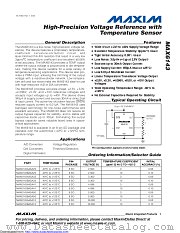 MAX6143BASA33+T datasheet pdf MAXIM - Dallas Semiconductor