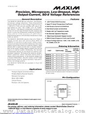 MAX6165AESA+T datasheet pdf MAXIM - Dallas Semiconductor