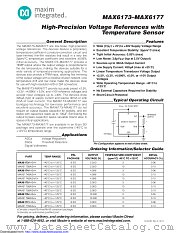 MAX6175BASA/V+T datasheet pdf MAXIM - Dallas Semiconductor