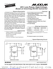 MAX629ESA-T datasheet pdf MAXIM - Dallas Semiconductor
