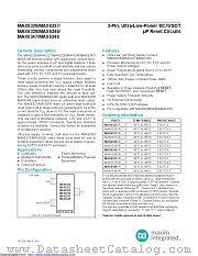 MAX6328XR27 datasheet pdf MAXIM - Dallas Semiconductor