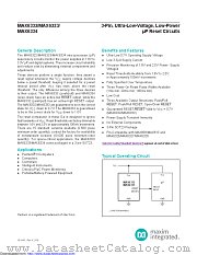 MAX6334UR16D2 datasheet pdf MAXIM - Dallas Semiconductor