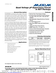 MAX6339CUT+T datasheet pdf MAXIM - Dallas Semiconductor