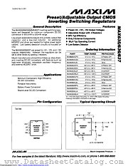 MAX636ACSA+ datasheet pdf MAXIM - Dallas Semiconductor