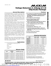 MAX6411BS46 datasheet pdf MAXIM - Dallas Semiconductor