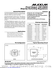 MAX642AESA+ datasheet pdf MAXIM - Dallas Semiconductor