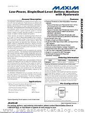MAX6431ORUS+ datasheet pdf MAXIM - Dallas Semiconductor