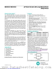 MAX6445UK16L+ datasheet pdf MAXIM - Dallas Semiconductor