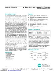 MAX6453UT46S+ datasheet pdf MAXIM - Dallas Semiconductor