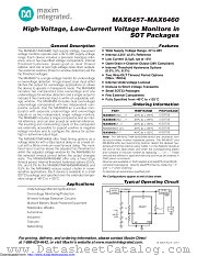 MAX6457UKD0B+T datasheet pdf MAXIM - Dallas Semiconductor