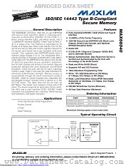 MAX66040K-000AA+ datasheet pdf MAXIM - Dallas Semiconductor