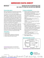 MAX66242ETB+ datasheet pdf MAXIM - Dallas Semiconductor