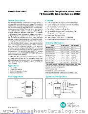 MAX6625PMTT+T datasheet pdf MAXIM - Dallas Semiconductor