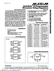 MAX666MJA/883B datasheet pdf MAXIM - Dallas Semiconductor