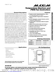 MAX6663AEE+ datasheet pdf MAXIM - Dallas Semiconductor
