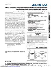 MAX6657YMSA+ datasheet pdf MAXIM - Dallas Semiconductor