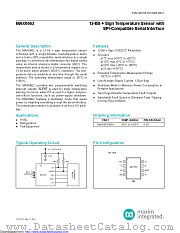 MAX6662MSA+T datasheet pdf MAXIM - Dallas Semiconductor